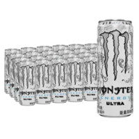 Monster Energy 可口可乐（Coca-Cola）魔爪 Monster 无糖 能量风味饮料 330ml*12罐整箱装