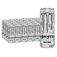 Coca-Cola 可口可乐 魔爪 Monster 白魔爪 无糖 运动饮料 维生素饮料 330ml*24罐
