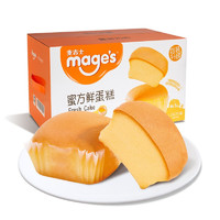 88VIP：mage’s 麦吉士 蜜方鲜蛋糕500g*1袋早餐代餐面包蒸蛋糕点手撕吐司欧包零食 1件装