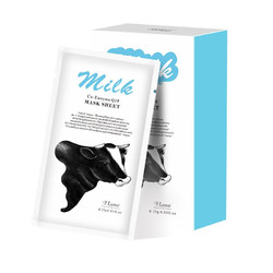 葳兰氏（VLANSE）Q10牛奶美肌面膜 补水保湿舒缓滋润改善暗沉提拉紧致提亮肤色男士女敏感肌 25gx10片/盒