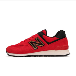 new balance 574系列 中性跑鞋 ML574OX2 黑/红 37