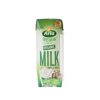 Arla 有机 全脂纯牛奶 250ml*20盒