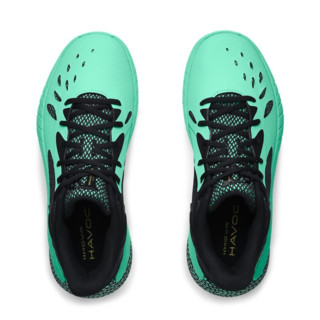 UNDER ARMOUR 安德玛 Hovr Havoc 3 中性篮球鞋 3023088-302 绿色 44