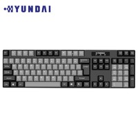 HYUNDAI 现代数码 NK3000C 无线键盘 104键 黑灰