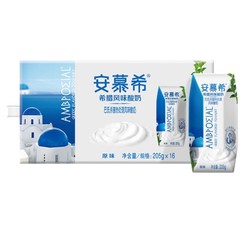 yili 伊利  安慕希 原味酸奶 205g*16盒 