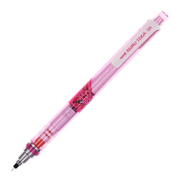 uni 三菱铅笔 铅芯自转自动铅笔 M5-450T 透明粉红 0.5mm 单支装
