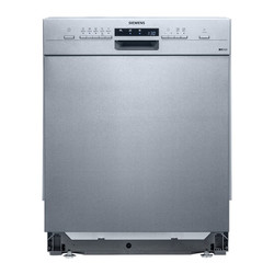 SIEMENS 西门子 SJ435S01JC 嵌入式洗碗机 12套 银色