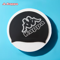 Kappa 卡帕 Kappa游泳帽男女士防水不勒头长发硅胶成人显脸小专业护耳泳帽子