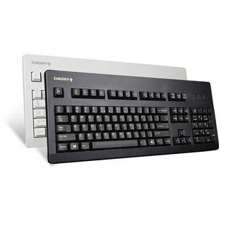 CHERRY 樱桃 G80-3000 104键 有线机械键盘 白色 Cherry黑轴 无光