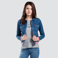 Levi's 李维斯 李维斯女士翻领牛仔夹克外套