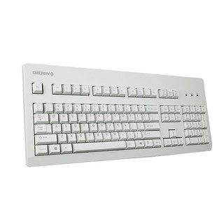 CHERRY 樱桃 G80-3000 104键 有线机械键盘 白色 Cherry青轴 无光