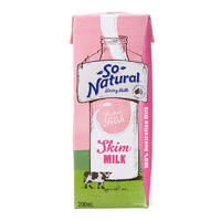 So Natural 澳伯顿 脱脂纯牛奶
