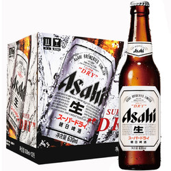 Asahi 朝日啤酒 超爽系列生啤酒630mlx12瓶瓶装整箱装鲜啤酒