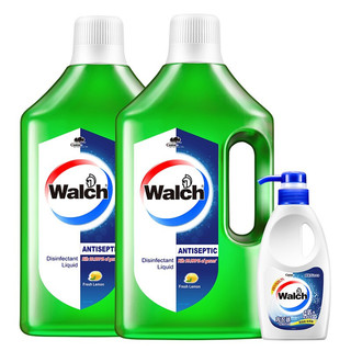 Walch 威露士 衣物家居消毒液两支1.6L×2+威露士内衣净300g 与洗衣液配合使用