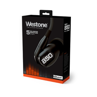 Westone 威士顿 B50 入耳式挂耳式蓝牙耳机 黑色