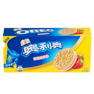 Oreo 奥利奥 夹心饼干 草莓味 194g 金装