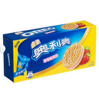 Oreo 奥利奥 夹心饼干 草莓味 194g 金装