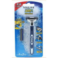 Schick 舒适 蓝超凡手动剃须刀 1刀架+2刀头