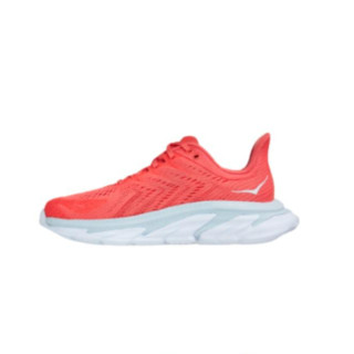 HOKA ONE ONE 克利夫顿系列 Clifton Edge 女子跑鞋 1110511-HCWH 珊瑚红 36.5