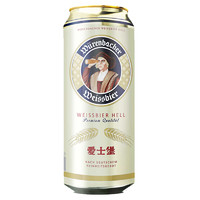 88VIP：EICHBAUM 爱士堡 进口 爱士堡德国原装小麦啤酒500ml×4听醇正