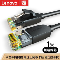 Lenovo 联想 CAT6 六类千兆 双屏蔽网线 1米