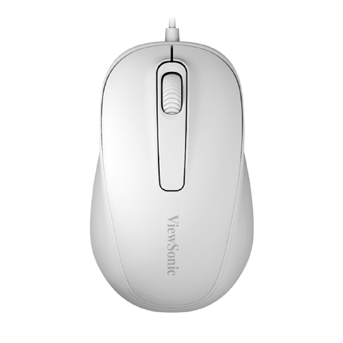 ViewSonic 优派 MU255二代 有线鼠标 1000DPI 白色