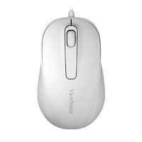 ViewSonic 优派 MU255二代 有线鼠标 1000DPI 白色
