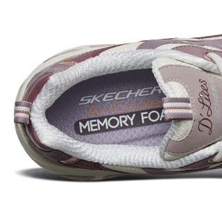 SKECHERS 斯凯奇 D'lites 1.0 女子休闲运动鞋 13143/PRW 紫色/白色 35