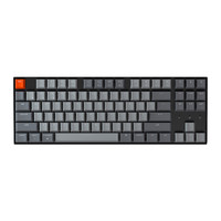keychron K8 塑胶版 87键 双模无线机械键盘 黑色 佳达隆G轴红轴 RGB