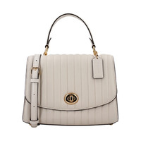 COACH 蔻驰 女士皮质单肩手提包 2562 IMCHK 白色 中号