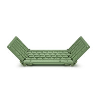 B.O.W 航世 HB099 三折双模无线薄膜键盘 复古绿 无光