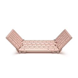B.O.W 航世 HB099 三折双模无线薄膜键盘 粉色 无光
