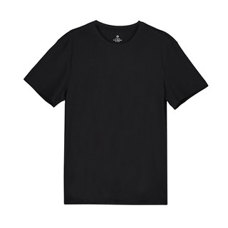 京东京造 J.ZAO 京东京造 Coolmax系列 女士圆领短袖T恤 100020235998 黑色 XL