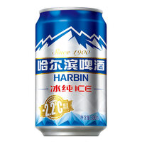 HARBIN 哈尔滨啤酒 冰纯 ice啤酒 330ml*24听