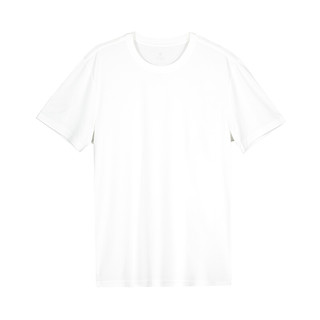 J.ZAO 京东京造 Coolmax系列 女士圆领短袖T恤 100020236042 白色 XL