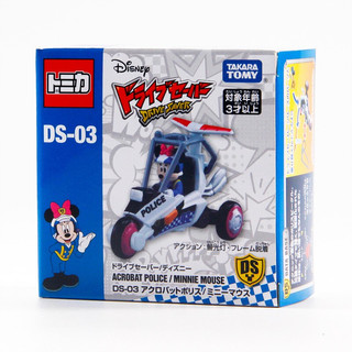 TAKARA TOMY 多美 卡小汽车模型迪士尼DS系列 DS-03米妮警车142287