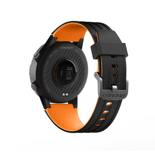codoon 咕咚 X3 智能手表 45mm 黑色表盘 黑橙色硅胶表带（GPS）
