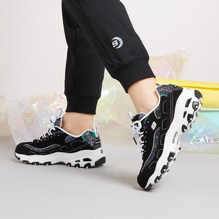 SKECHERS 斯凯奇 D'LITES系列 女子休闲运动鞋 11916/BKW 黑色/白色 37