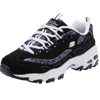 SKECHERS 斯凯奇 D'LITES系列 女子休闲运动鞋 11916/BKW 黑色/白色 37