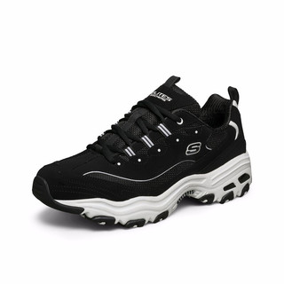 SKECHERS 斯凯奇 D'LITES系列 男子休闲运动鞋 52675/BLK 黑白 42