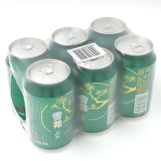 PLUS会员：SNOWBEER 雪花 啤酒（Snowbeer）晶粹 330ml*24听 整箱装 劲爽清冽