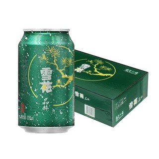 啤酒（Snowbeer）晶粹 330ml*24听 整箱装 劲爽清冽