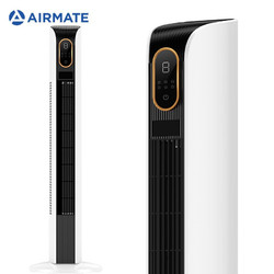 AIRMATE 艾美特 Airmate）家用智能遥控定时电风扇/卧室节能低噪摇头落地扇/室内通风塔扇/无叶风扇 CT-R12