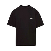 WE11DONE 女士圆领短袖T恤 WD-TP5-19-900-BK 黑色 M