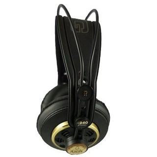 AKG 爱科技 K240S 耳罩式头戴式有线耳机 黑金