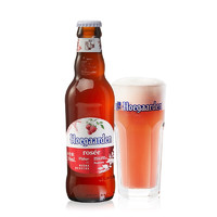 Hoegaarden 福佳 Rosée福佳玫瑰红啤酒精酿果味248ml*6瓶装果啤