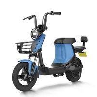 SUNRA 新日 XC1 升级版 电动自行车 TDTZD-038 48V20AH锂电池 青春亮蓝