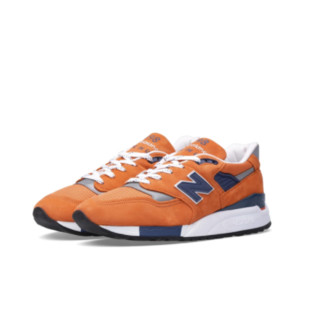 new balance 998系列 男子跑鞋 M998CTL 橙/灰/藏青 44.5