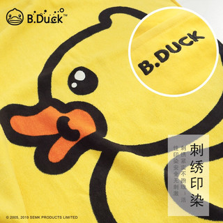 小黄鸭（B.Duck）纯棉割绒印花儿日用浴巾 经典黄