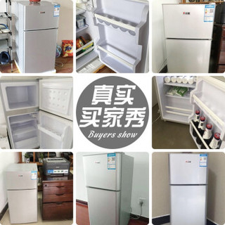 志高（CHIGO）冰箱小冰箱 双门迷你小型电冰箱 家用租房冷藏冷冻节能电冰箱 98A148星光银